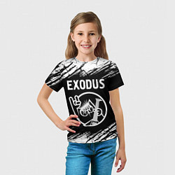 Футболка детская Exodus КОТ Краски, цвет: 3D-принт — фото 2