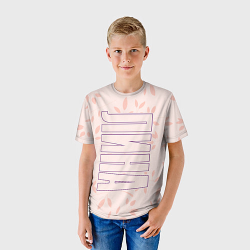Детская футболка Лина Вертикально / 3D-принт – фото 3