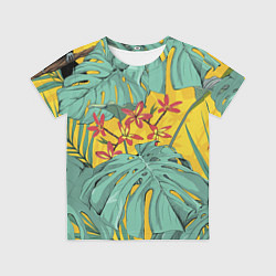 Футболка детская Цветы В Джунглях, цвет: 3D-принт