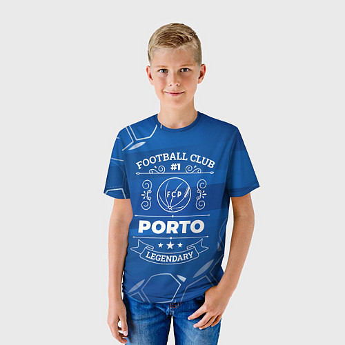 Детская футболка Porto - Football Club Number 1 / 3D-принт – фото 3