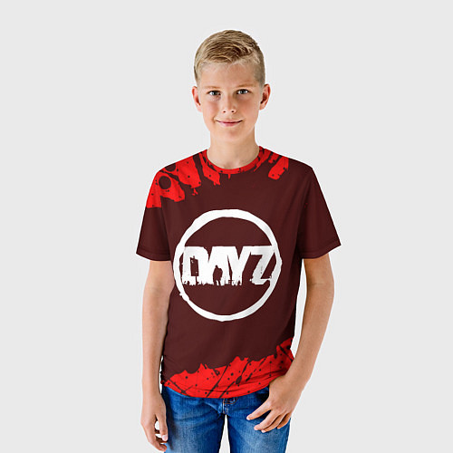Детская футболка DAYZ - Краска / 3D-принт – фото 3