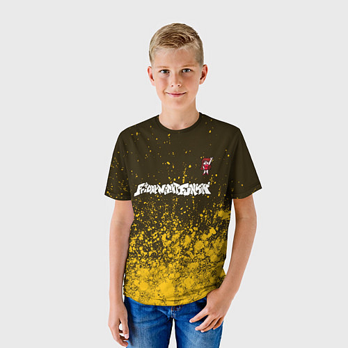 Детская футболка ФНФ - ДЕВУШКА Краска / 3D-принт – фото 3