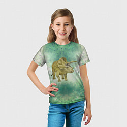 Футболка детская Динозавр Dino, цвет: 3D-принт — фото 2