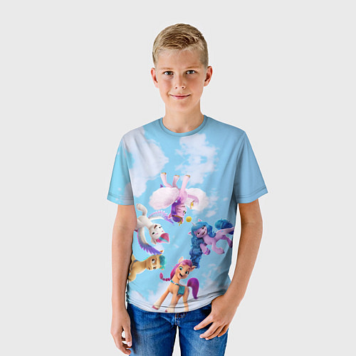 Детская футболка My Little Pony летают в облаках / 3D-принт – фото 3