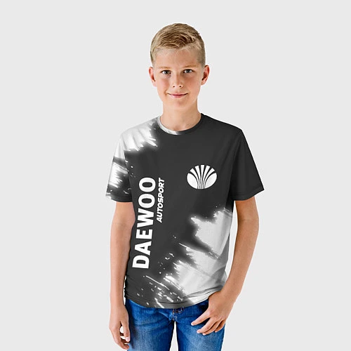 Детская футболка DAEWOO Autosport Краска FS / 3D-принт – фото 3