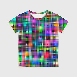 Футболка детская ОПТИЧЕСКАЯ ИЛЛЮЗИЯ ЦВЕТА, цвет: 3D-принт