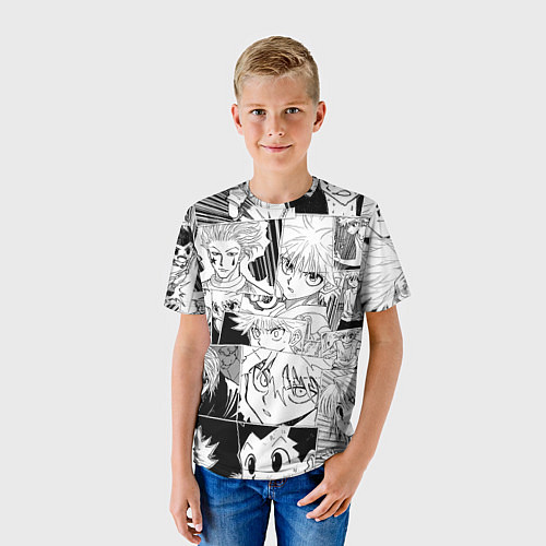 Детская футболка Hunter x Hunter pattern / 3D-принт – фото 3