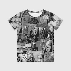 Футболка детская Ведьмак комикс, цвет: 3D-принт