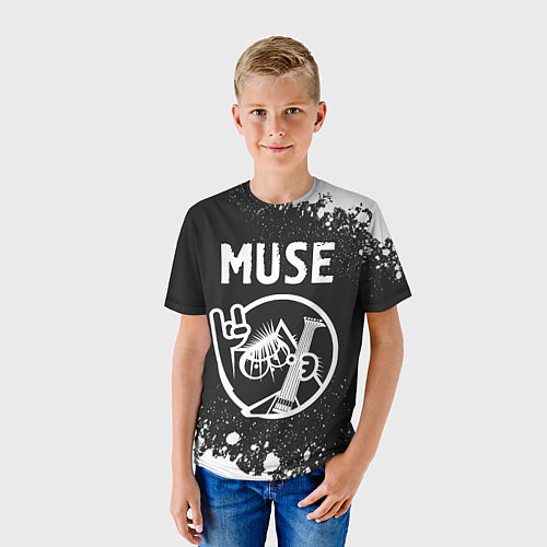 Детская футболка Muse КОТ Брызги / 3D-принт – фото 3