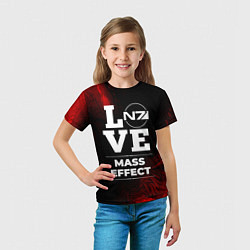 Футболка детская Mass Effect Love Классика, цвет: 3D-принт — фото 2