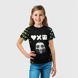 Футболка детская Love, Death and Robots Pattern, цвет: 3D-принт — фото 2