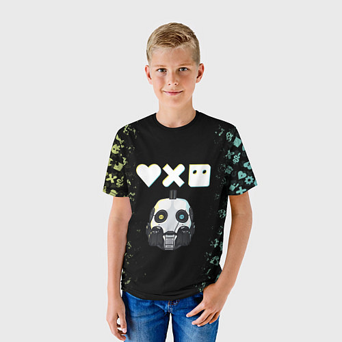 Детская футболка Love, Death and Robots Pattern / 3D-принт – фото 3