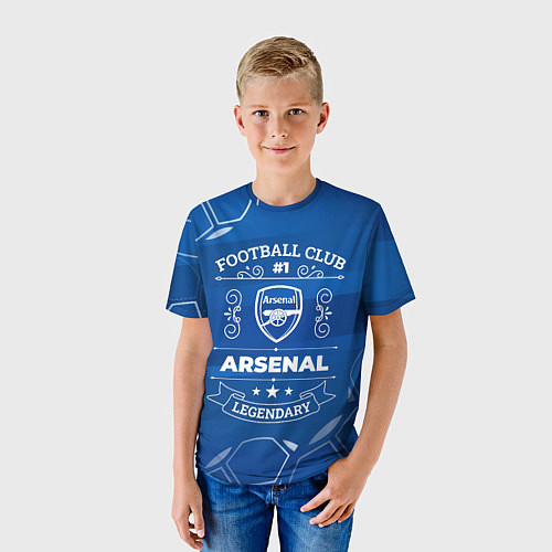 Детская футболка Arsenal FC 1 / 3D-принт – фото 3