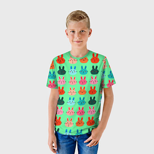 Детская футболка FUNNY BUNNIES / 3D-принт – фото 3