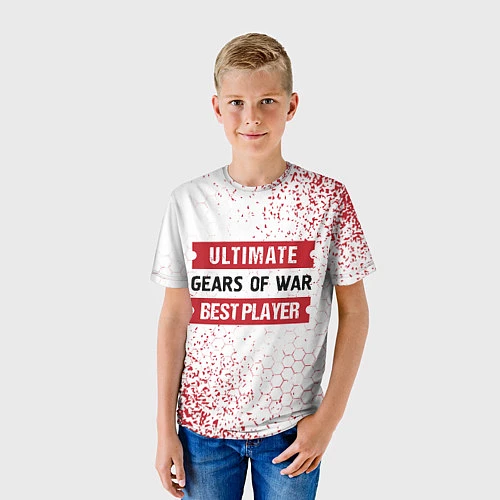 Детская футболка Gears of War: таблички Best Player и Ultimate / 3D-принт – фото 3