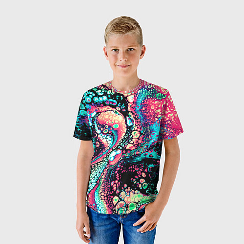 Детская футболка Acid Wave / 3D-принт – фото 3