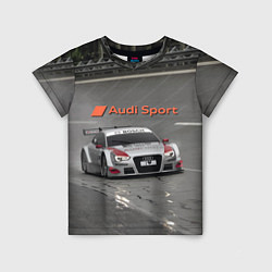 Футболка детская Audi Sport Racing Team Short Track Car Racing Авто, цвет: 3D-принт