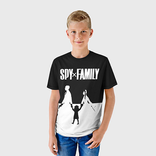 Детская футболка Семья шпиона Логотип / 3D-принт – фото 3