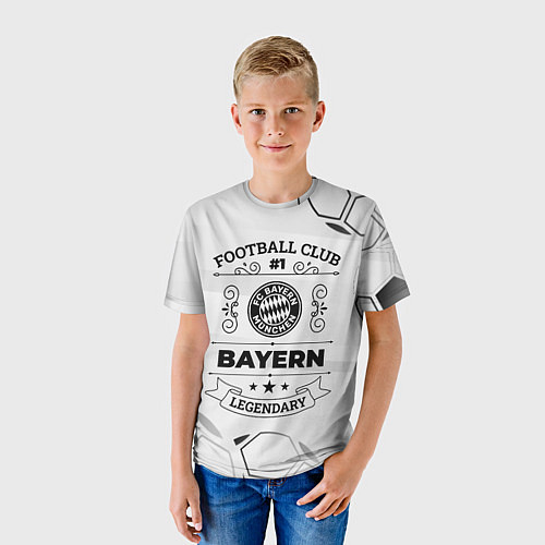 Детская футболка Bayern Football Club Number 1 Legendary / 3D-принт – фото 3