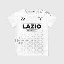Футболка детская Lazio Champions Униформа, цвет: 3D-принт