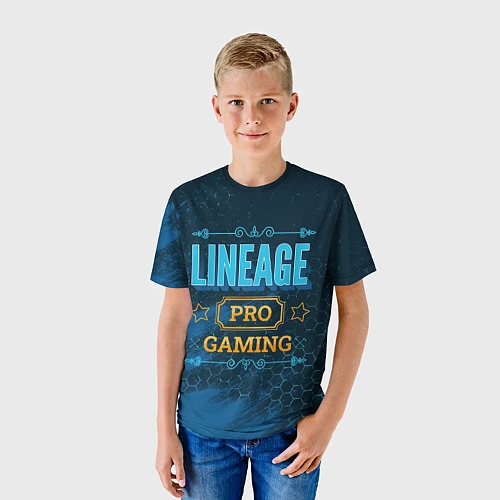 Детская футболка Игра Lineage: PRO Gaming / 3D-принт – фото 3