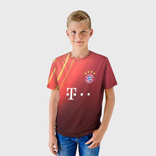 Детская футболка Bayern munchen T / 3D-принт – фото 3