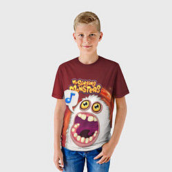 Футболка детская My singing monster, цвет: 3D-принт — фото 2