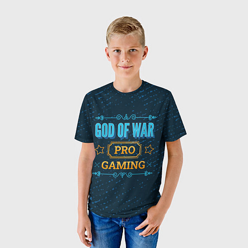 Детская футболка Игра God of War: PRO Gaming / 3D-принт – фото 3