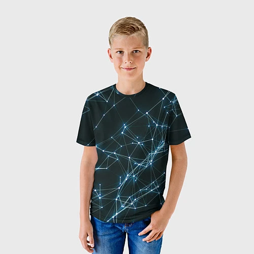 Детская футболка Neural Network / 3D-принт – фото 3