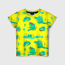 Футболка детская GREEN CROCODILES, цвет: 3D-принт