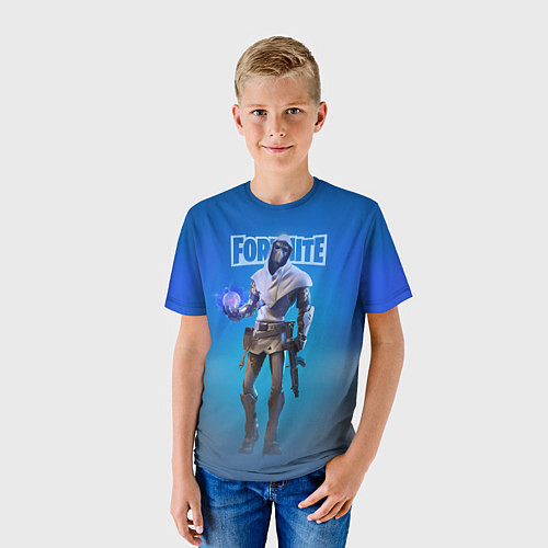 Детская футболка Fortnite Fusion skin Video game Hero / 3D-принт – фото 3