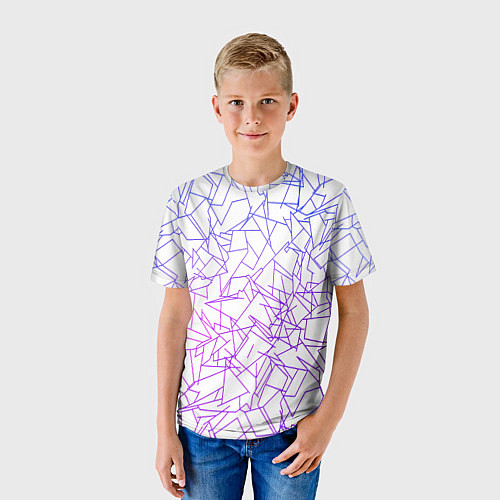 Детская футболка Geometric Distortion / 3D-принт – фото 3