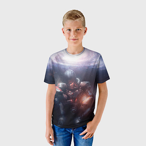 Детская футболка Mass Effect Shepard / 3D-принт – фото 3