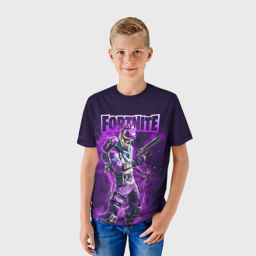 Детская футболка Fortnite Bronto Скин динозавра Видеоигра / 3D-принт – фото 3
