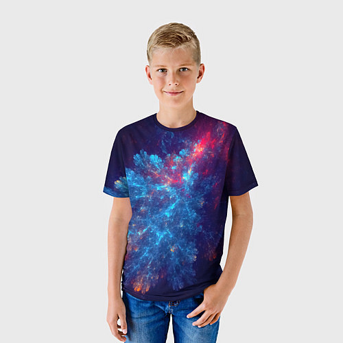 Детская футболка Космический Коралловый Риф / 3D-принт – фото 3