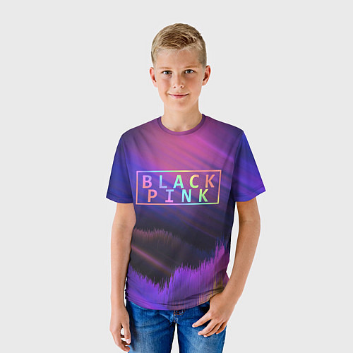 Детская футболка BLACKPINK COLORS / 3D-принт – фото 3