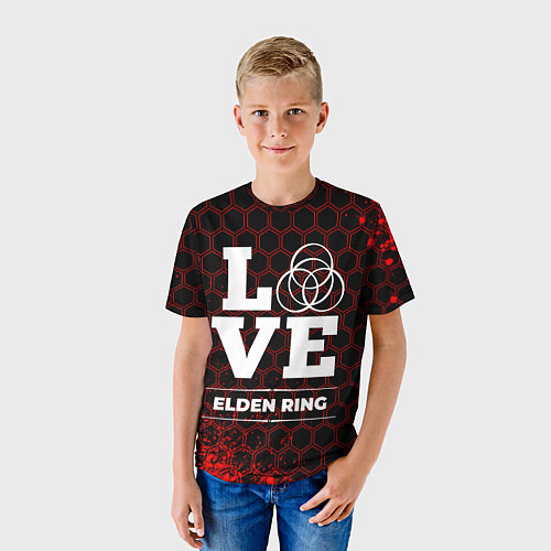 Детская футболка Elden Ring Love Классика / 3D-принт – фото 3