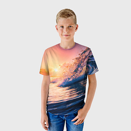 Детская футболка Ocean element / 3D-принт – фото 3