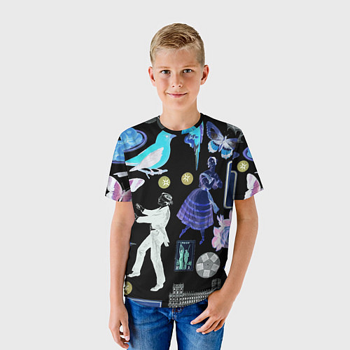 Детская футболка Underground pattern Fashion 2077 / 3D-принт – фото 3