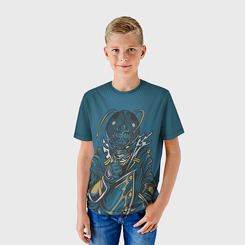 Детская футболка Насекомое муха-монстр / 3D-принт – фото 3