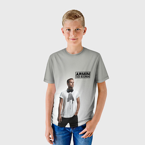 Детская футболка Армин ван Бюрен / 3D-принт – фото 3