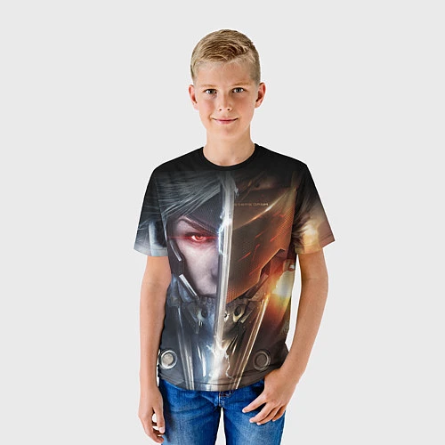 Детская футболка METAL GEAR RISING САМУРАЙ / 3D-принт – фото 3