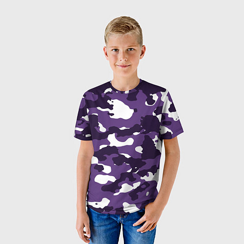 Детская футболка Amethyst Purple Аметист / 3D-принт – фото 3