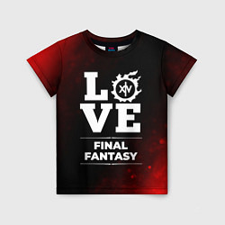 Футболка детская Final Fantasy Love Классика, цвет: 3D-принт