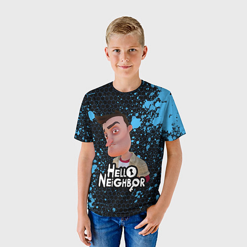 Детская футболка Hello Neighbor Привет сосед Ник Рот / 3D-принт – фото 3