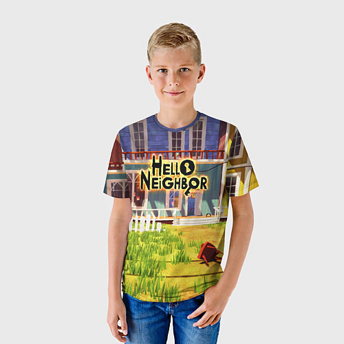 Детская футболка Hello Neighbor: Дом / 3D-принт – фото 3