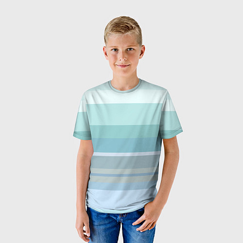 Детская футболка Морские линии / 3D-принт – фото 3