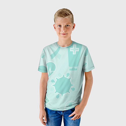 Детская футболка Медицинские профессии / 3D-принт – фото 3