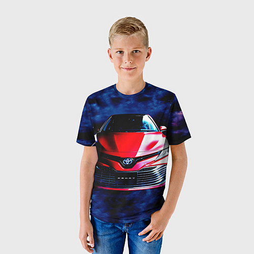 Детская футболка Тойота Камри / 3D-принт – фото 3