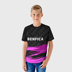 Футболка детская Benfica Pro Football, цвет: 3D-принт — фото 2